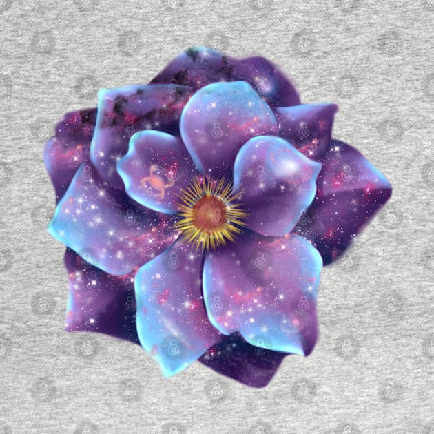 Galaxy in bloom by Relentlessartist